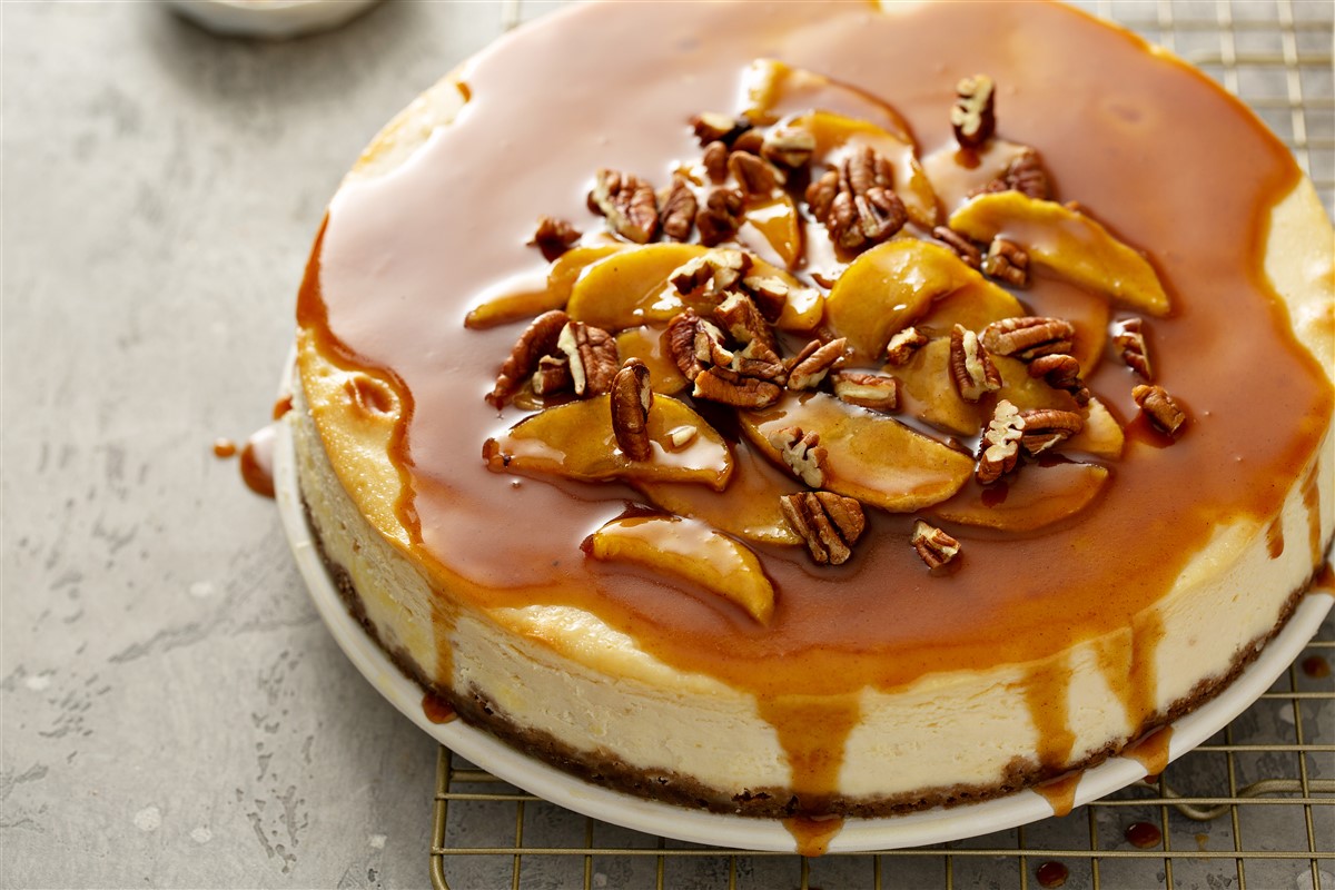 Gâteau aux pommes caramélisées